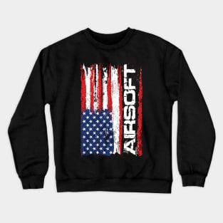 Airsoft USA Flag Crewneck Sweatshirt